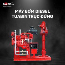 Máy bơm chữa cháy Diesel tuabin trục đứng Basic Fire